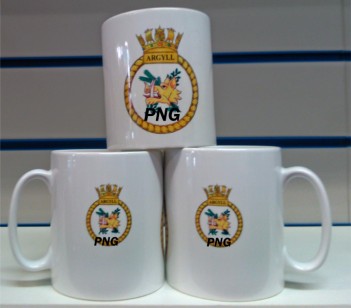 Royal Navy Ships Crest Mugs